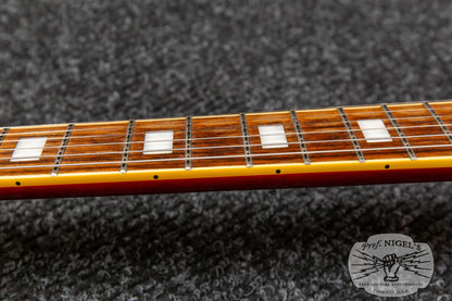 ESP Edwards MIJ E-SA-125LT w/ Case Cherry Lacquer Carved Top 335-style Seymour Duncan Semi Acoustic