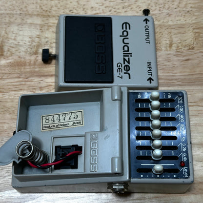Boss GE-7 Equalizer MIJ Black Label Vintage Made in Japan