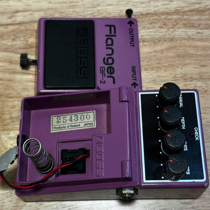 Boss BF-2 Flanger (Black Label) Vintage MIJ Made in Japan