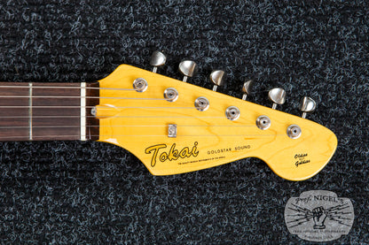 Tokai AST-108 S-Style MIJ Blue Burst Transparent Ash Rosewood Alnico 2 Made in Japan