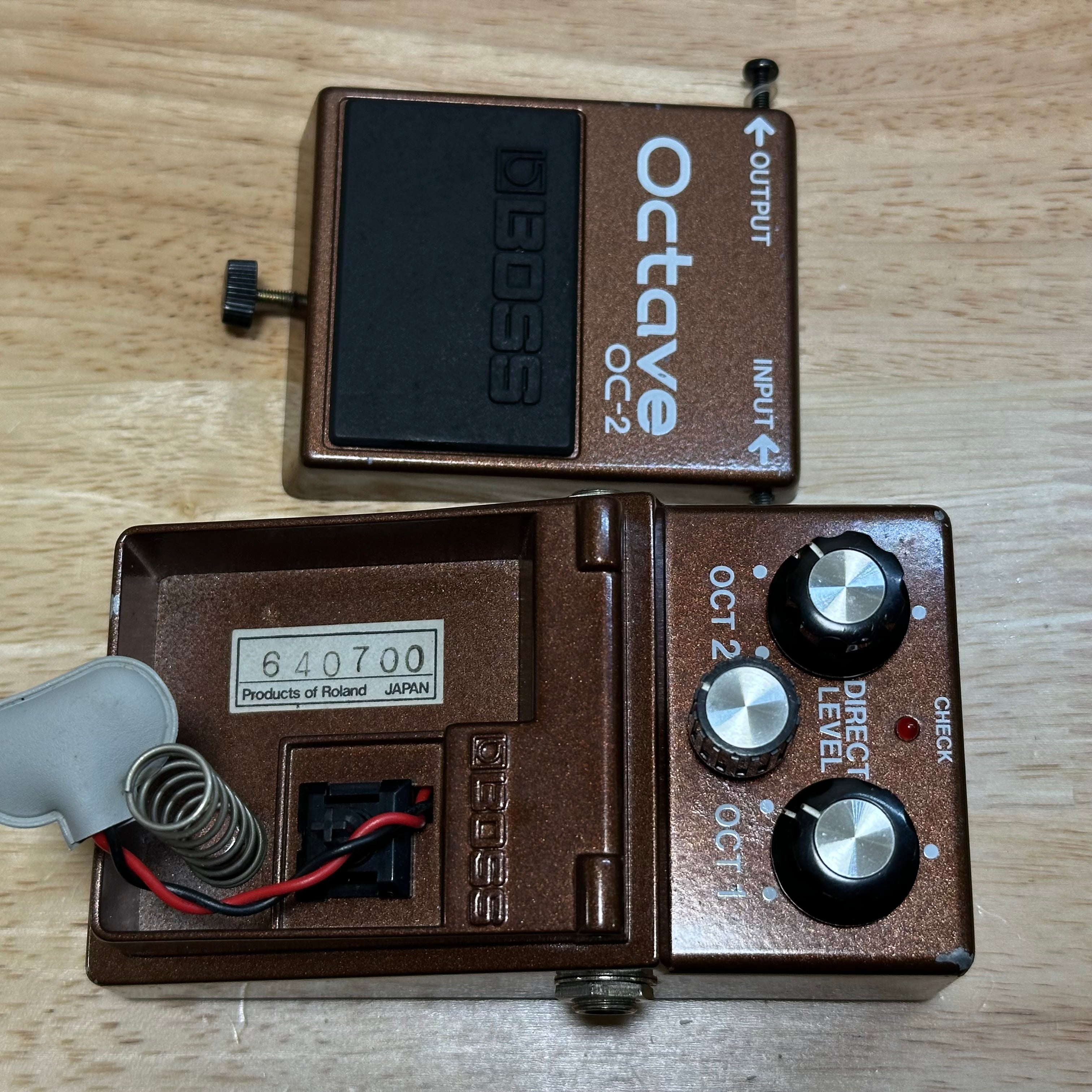 Boss OC-2 Octave MIJ Black Label Vintage Made in Japan ACA