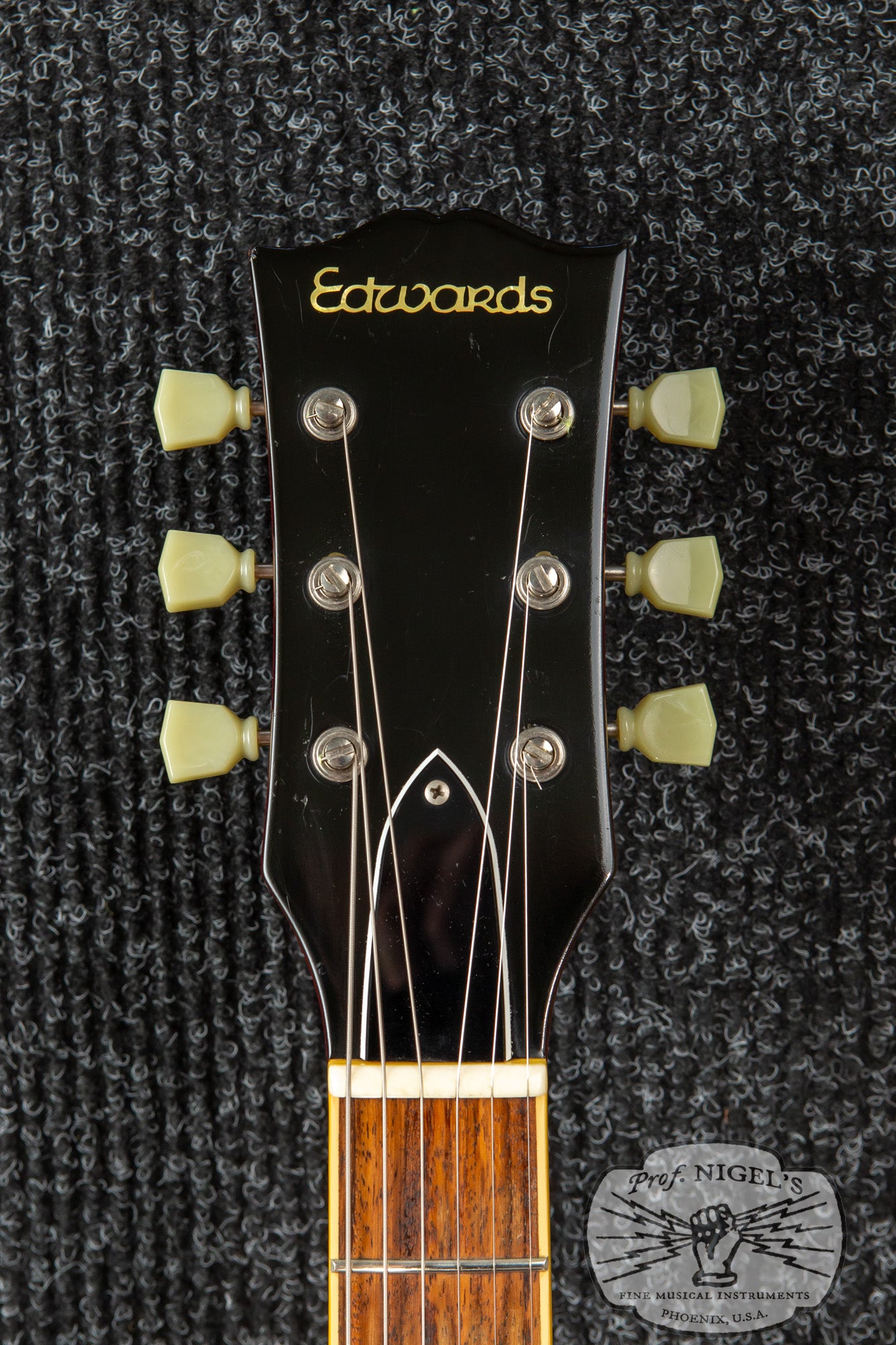 ESP Edwards MIJ E-SA-125LT w/ Case Cherry Lacquer Carved Top 335-style Seymour Duncan Semi Acoustic