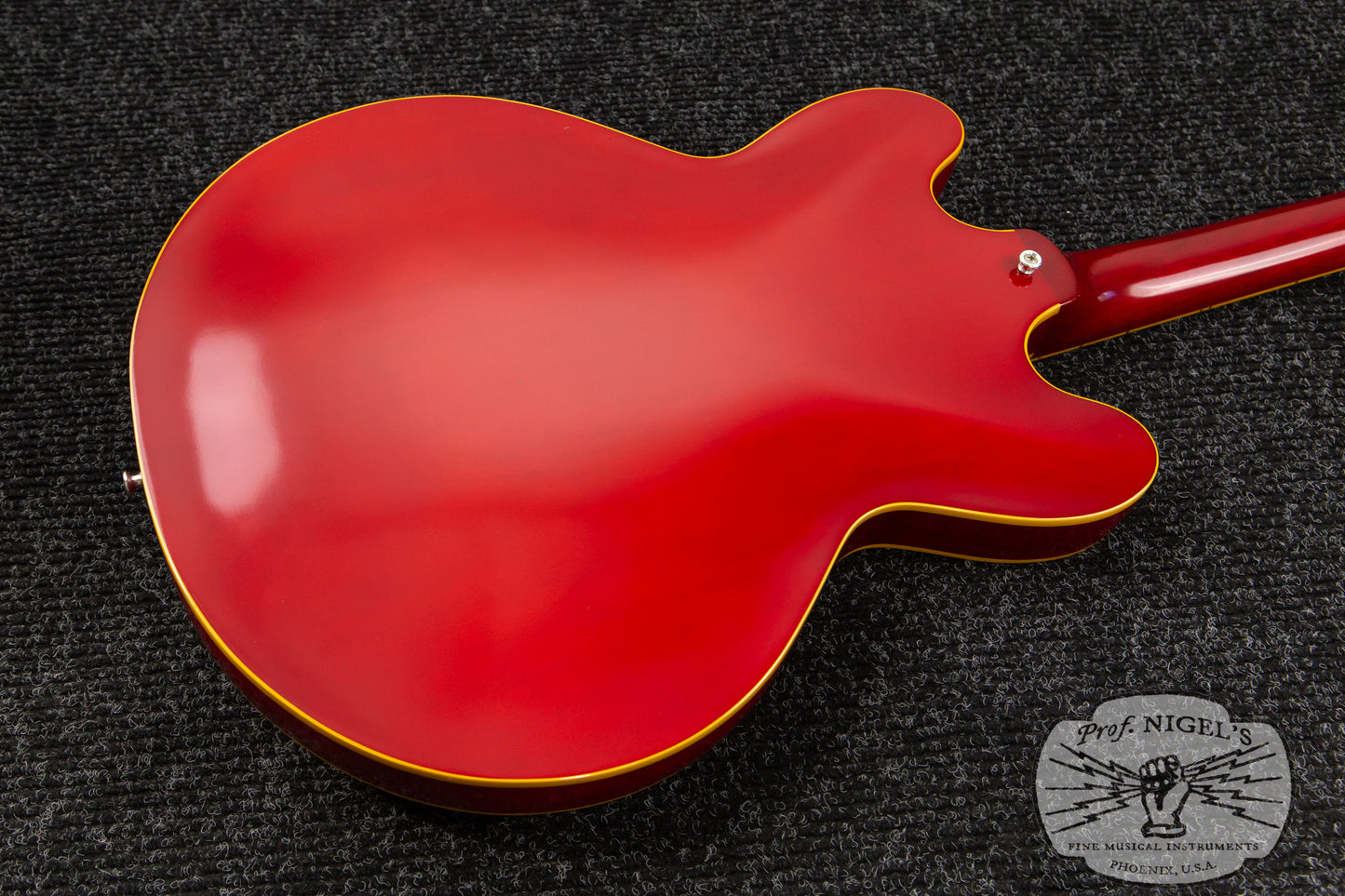 ESP Edwards MIJ E-SA-125LT w/ Case Cherry Lacquer Carved Top 335-style Seymour Duncan Semi Acoustic