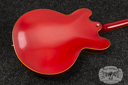 ESP Edwards MIJ E-SA-125LT w/ Case Cherry Lacquer Carved Top 335-style Seymour Duncan Semi Acoustic