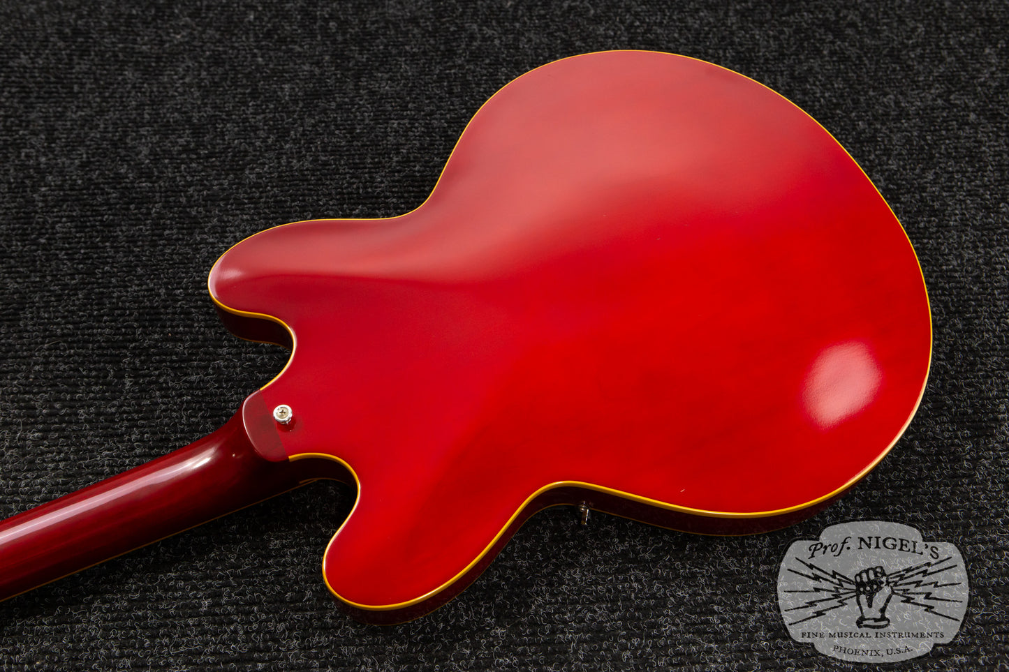 ESP Edwards MIJ E-SA-125LT w/ Case Cherry Lacquer Carved Top 335-style Seymour Duncan Semi Acoustic