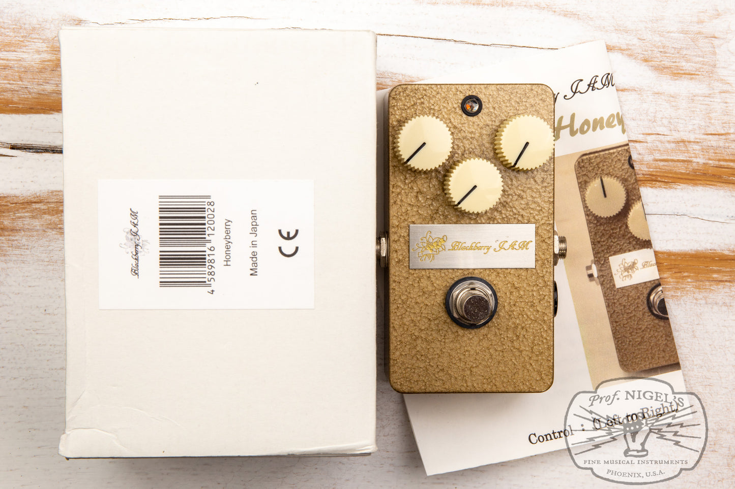 Blackberry JAM Honeyberry Overdrive w/ Box Boost MIJ Tweed Princeton