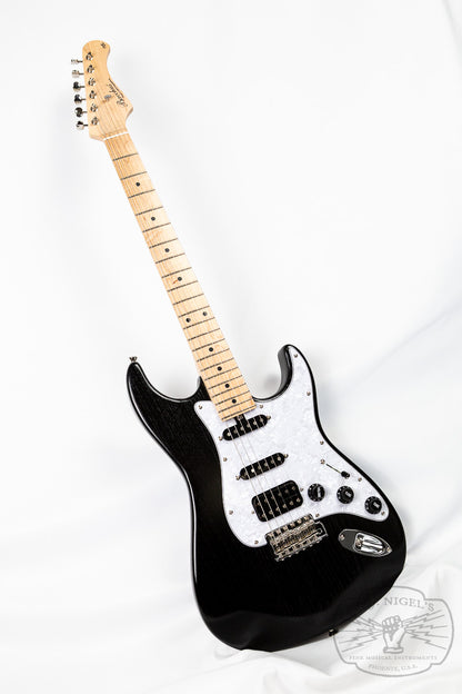Bacchus Craft G-STUDIO ASH DK Black Oil Modern Strat SSH Electric Guitar