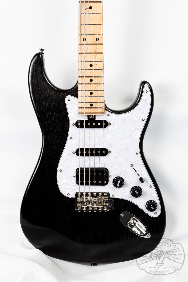 Bacchus Craft G-STUDIO ASH DK Black Oil Modern Strat SSH Electric Guitar