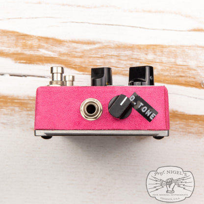 Shin's Music Pink Suede Bass Master Preamp w/ Box Bassman MIJ Handmade in Japan