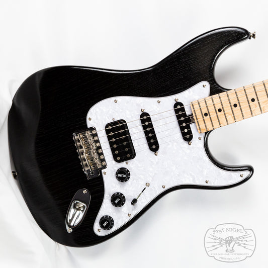 Bacchus Craft G-STUDIO ASH DK Black Oil Modern Strat SSH Electric Guitar