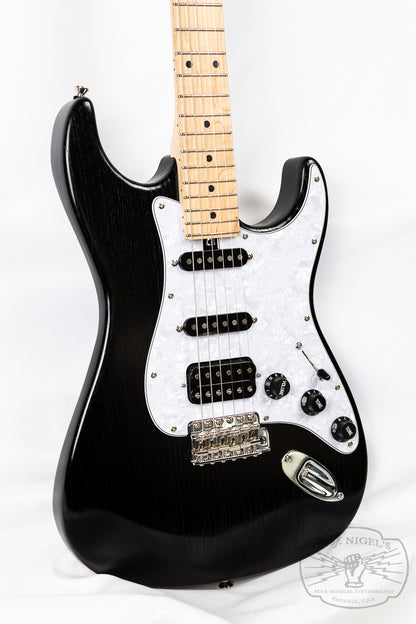 Bacchus Craft G-STUDIO ASH DK Black Oil Modern Strat SSH Electric Guitar