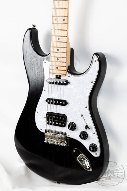 Bacchus Craft G-STUDIO ASH DK Black Oil Modern Strat SSH Electric Guitar