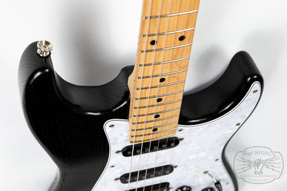 Bacchus Craft G-STUDIO ASH DK Black Oil Modern Strat SSH Electric Guitar