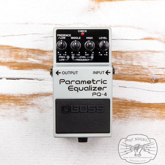 Boss PQ-4 Parametric Equalizer MIT Silver Label 1991