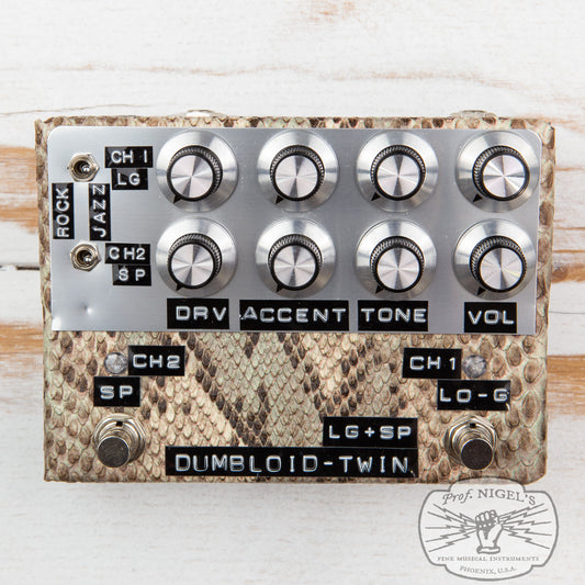 Shin's Music DUMBLOID-TWIN LG+SP Snake Skin Tolex MIJ Handmade in Japan