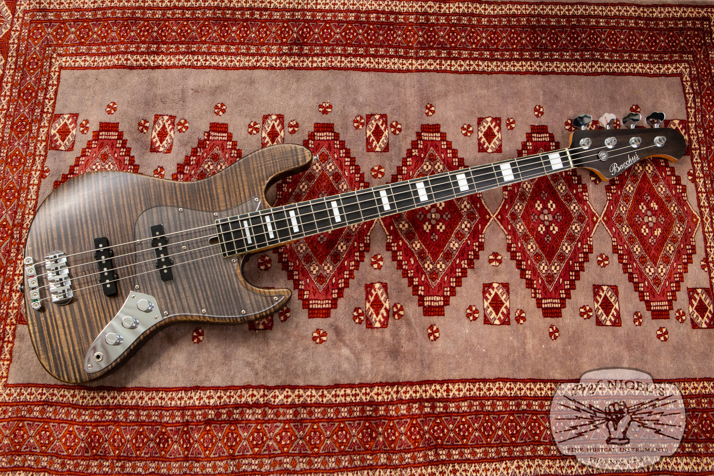 Bacchus Handmade Woodline 4 Premium Flame Maple Alder Brown Oil Boutique J-style Made in Japan
