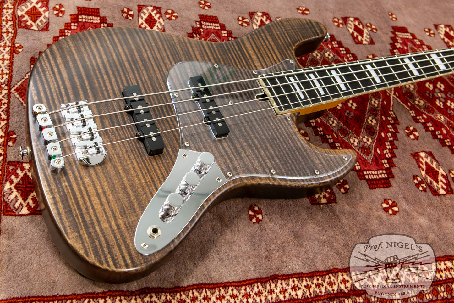 Bacchus Handmade Woodline 4 Premium Flame Maple Alder Brown Oil Boutique J-style Made in Japan