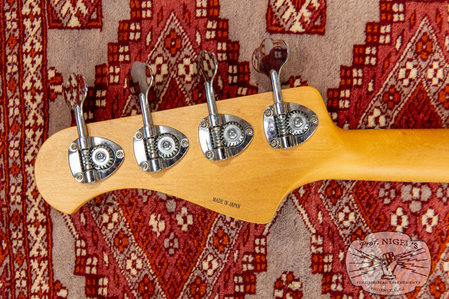 Bacchus Handmade Woodline 4 Premium Flame Maple Alder Brown Oil Boutique J-style Made in Japan