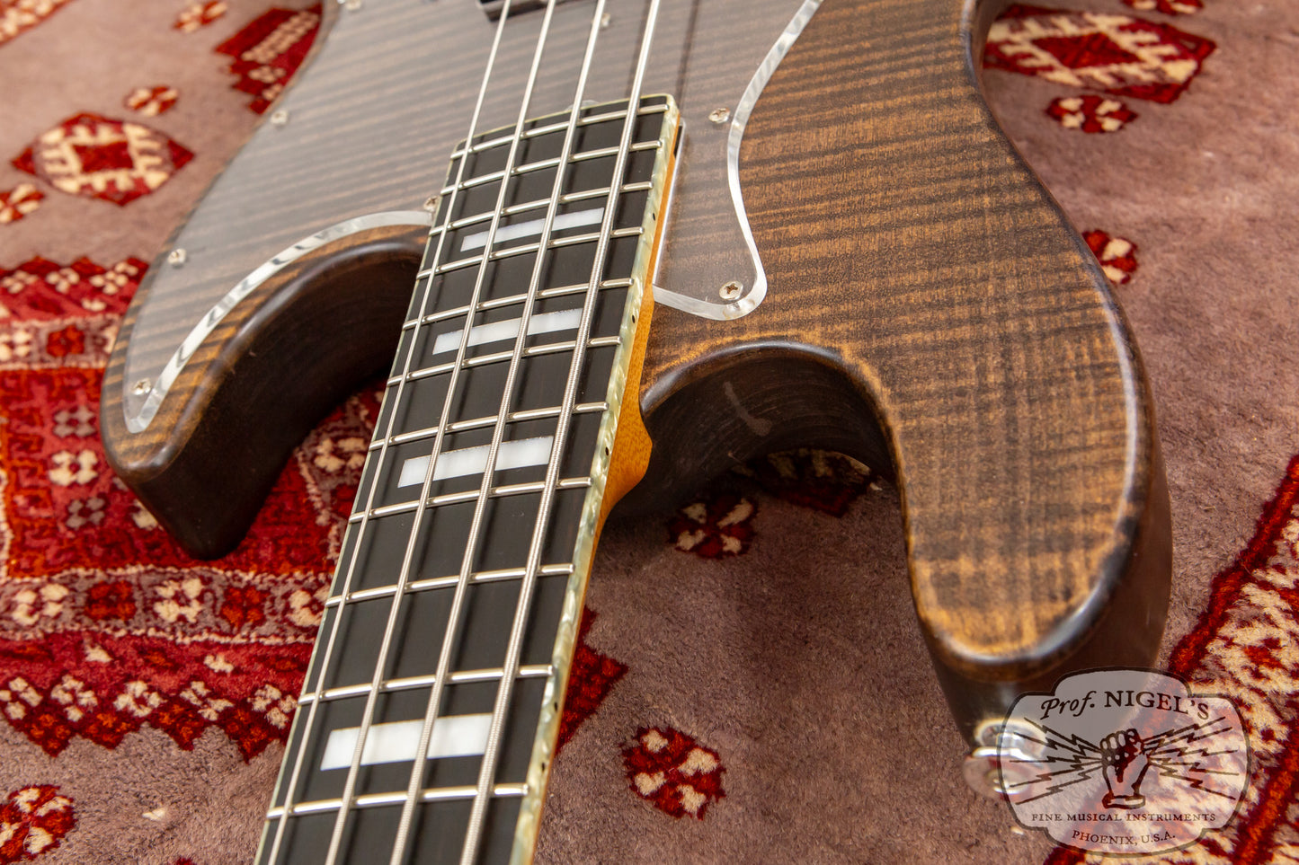 Bacchus Handmade Woodline 4 Premium Flame Maple Alder Brown Oil Boutique J-style Made in Japan