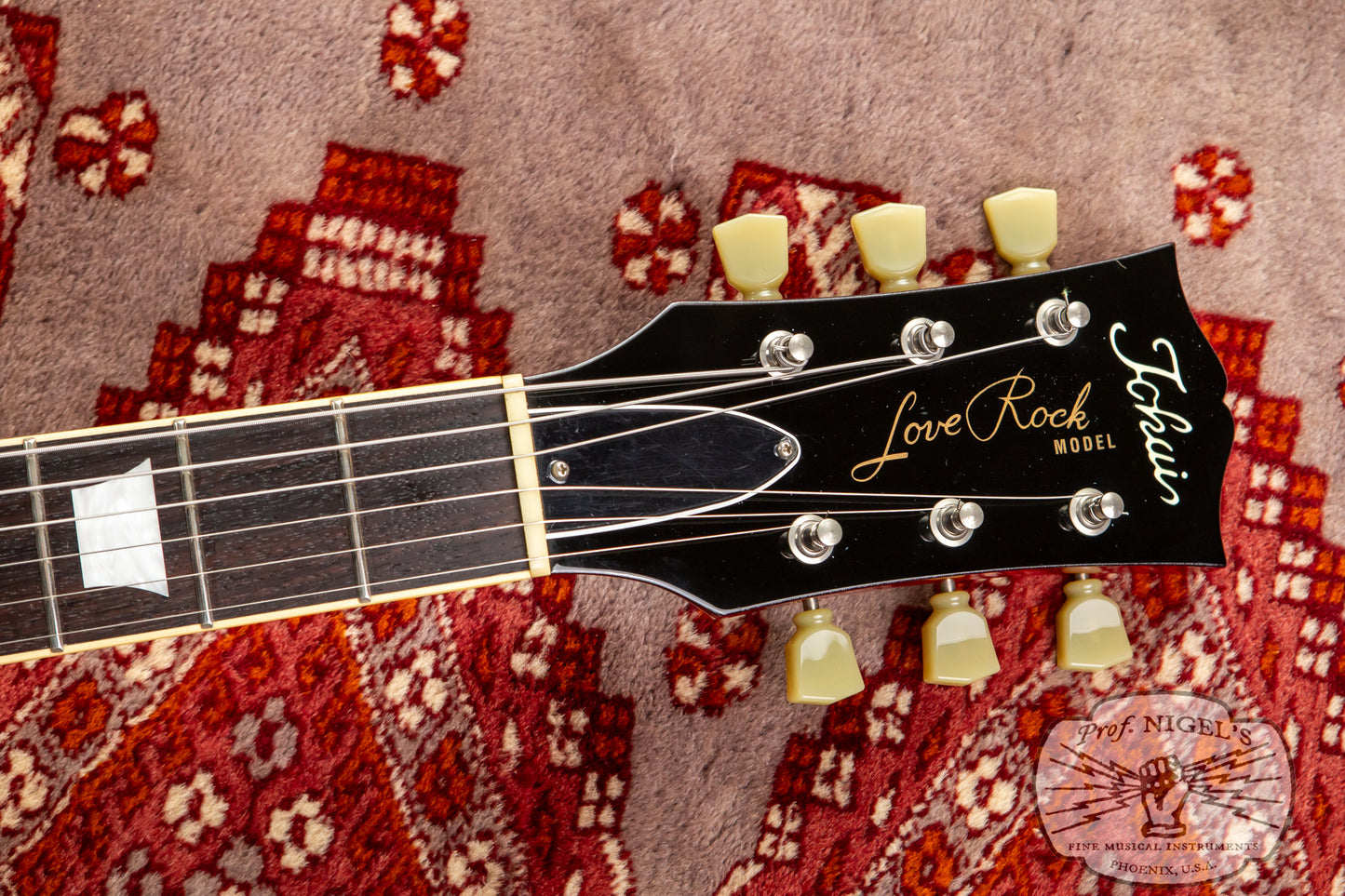 Tokai MIJ LS113S P-90s w/ HSC 2014 Cherry Sunburst LP-Style