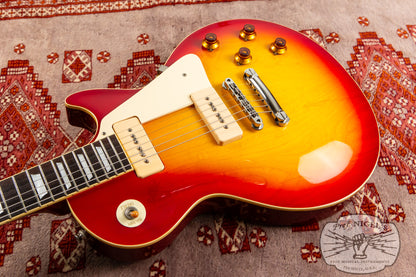 Tokai MIJ LS113S P-90s w/ HSC 2014 Cherry Sunburst LP-Style