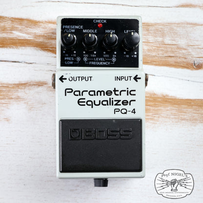 Boss PQ-4 Parametric Equalizer MIT Silver Label