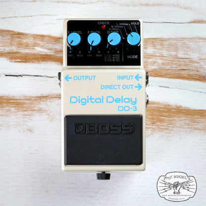 Boss DD-3 Digital Delay w/ Box Long Chip MIJ Blue Label Made in Japan