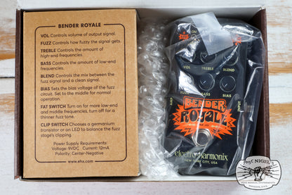 Open Box - Bender Royale Fuzz Classic Germanium Mkiii 3-transistor Fuzz Black