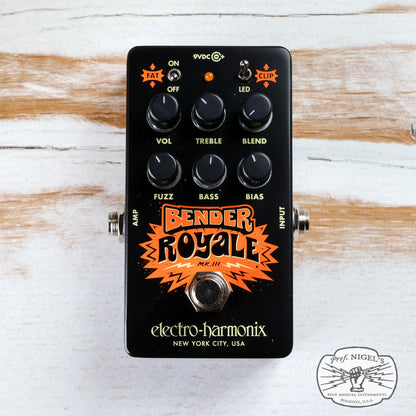 Open Box - Bender Royale Fuzz Classic Germanium Mkiii 3-transistor Fuzz Black