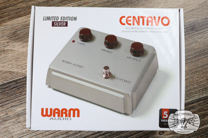 Open Box - Warm Audio Centavo Limited Edition Silver Professional Overdrive Pedal WA-CVS