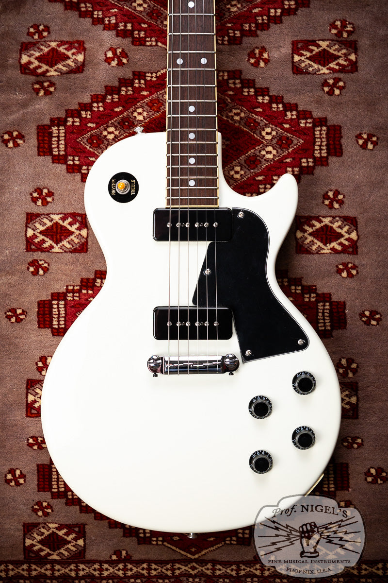 Bacchus Craft MIJ BLS-JR/R Arctic White Electric Guitar Les Paul LP Jr-style Made in Japan