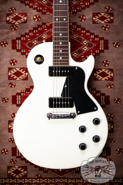 Bacchus Craft MIJ BLS-JR/R Arctic White Electric Guitar Les Paul LP Jr-style Made in Japan