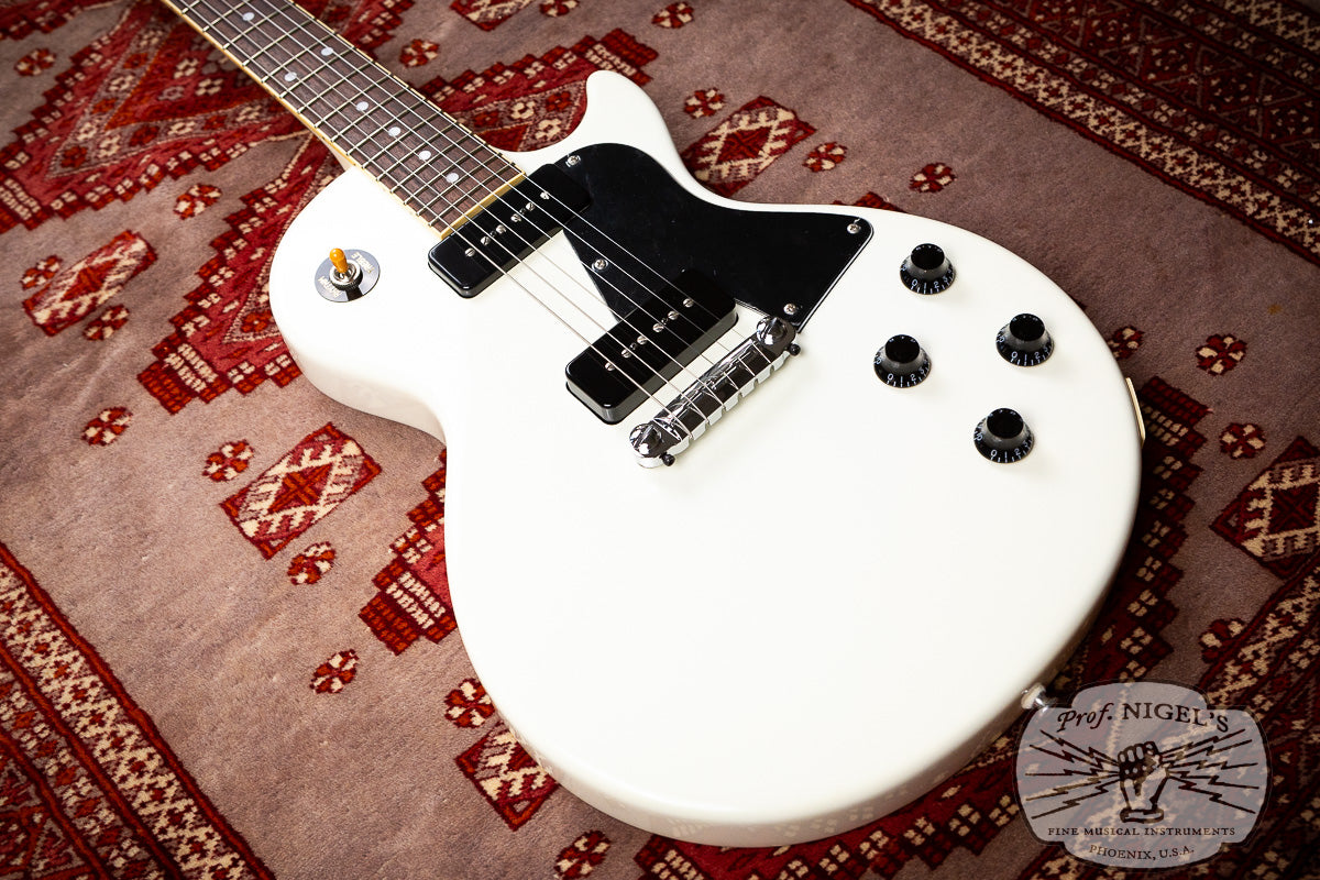 Bacchus Craft MIJ BLS-JR/R Arctic White Electric Guitar Les Paul LP Jr-style Made in Japan