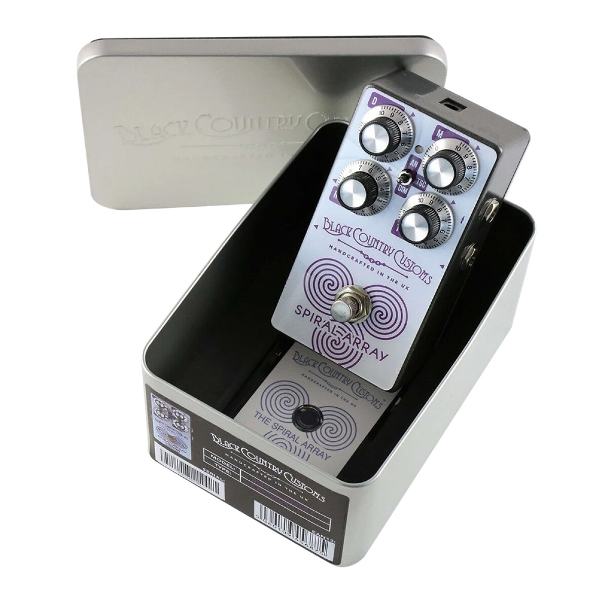 Laney Black Country Customs Spiral Array Chorus (3-Mode: Analog / Dimension / Tri-Stereo) Effects Pedal