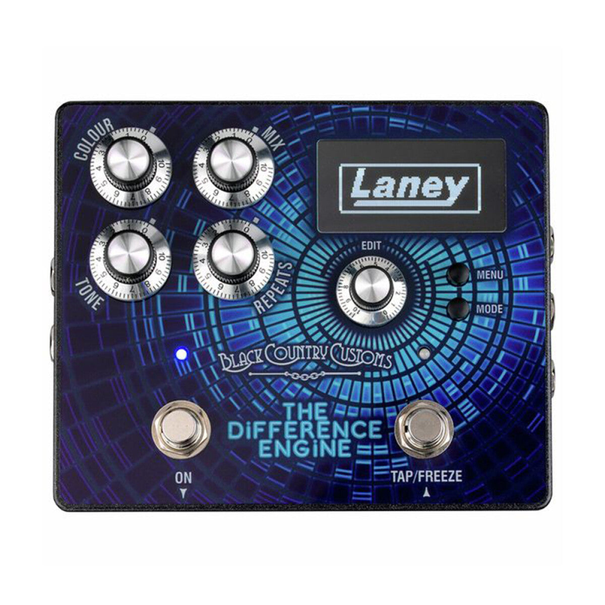 Laney The Difference Engine Stereo Delay – MIDI, Presets, Pro Dual Delay Processor - BCC-TDE