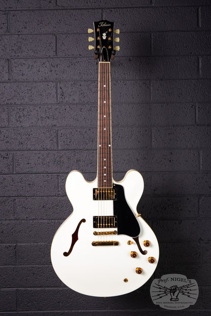 2022 Limited Production Tokai ES202G-CM Snow White w/ Hard Case 335-style MIJ Made in Japan