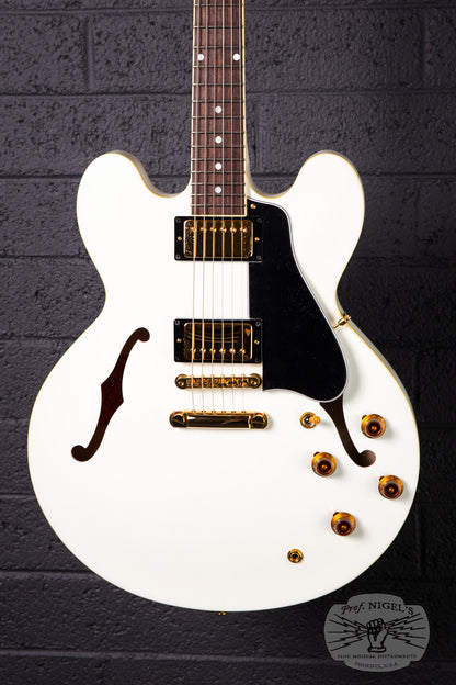 2022 Limited Production Tokai ES202G-CM Snow White w/ Hard Case 335-style MIJ Made in Japan