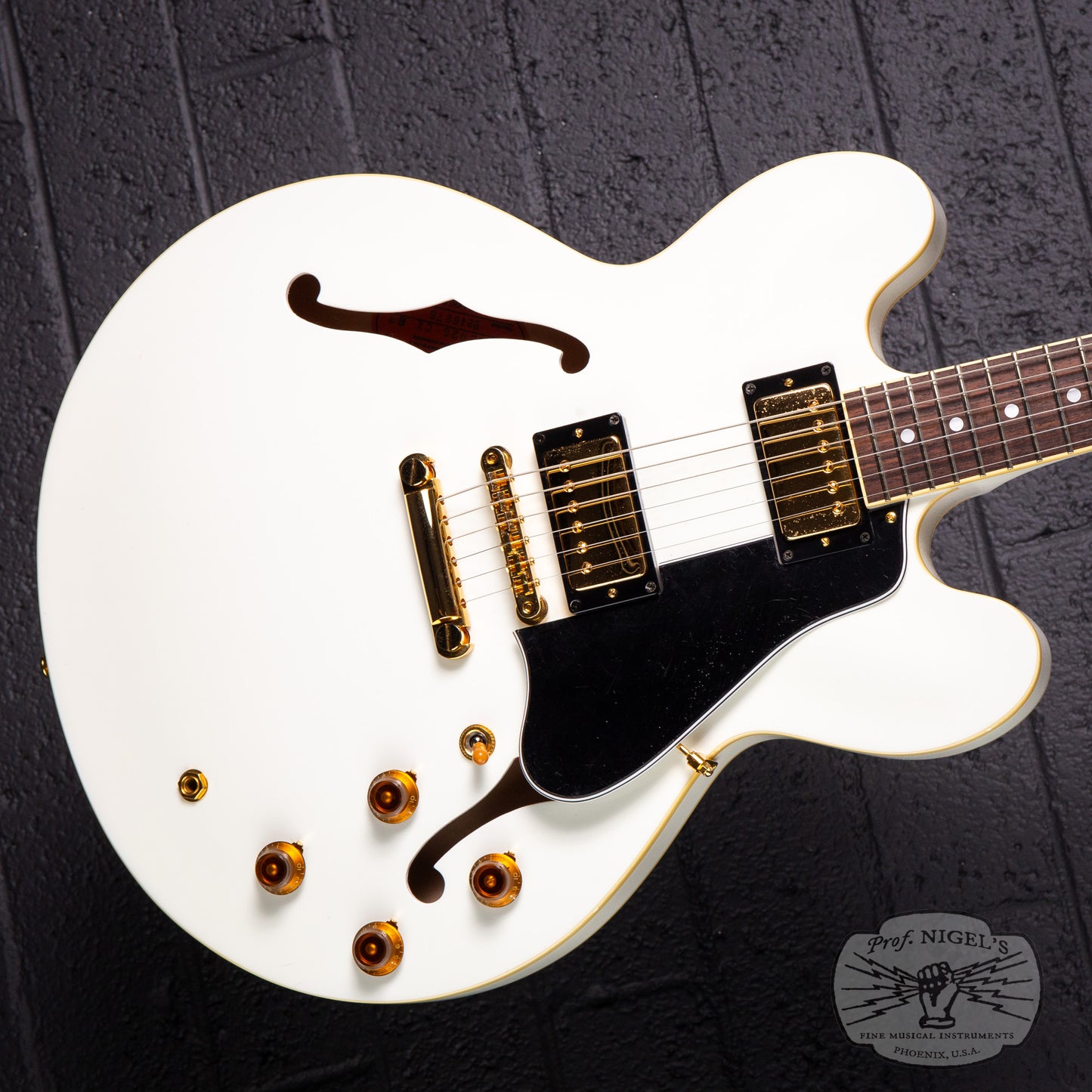2022 Limited Production Tokai ES202G-CM Snow White w/ Hard Case 335-style MIJ Made in Japan