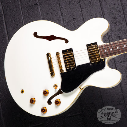 2022 Limited Production Tokai ES202G-CM Snow White w/ Hard Case 335-style MIJ Made in Japan