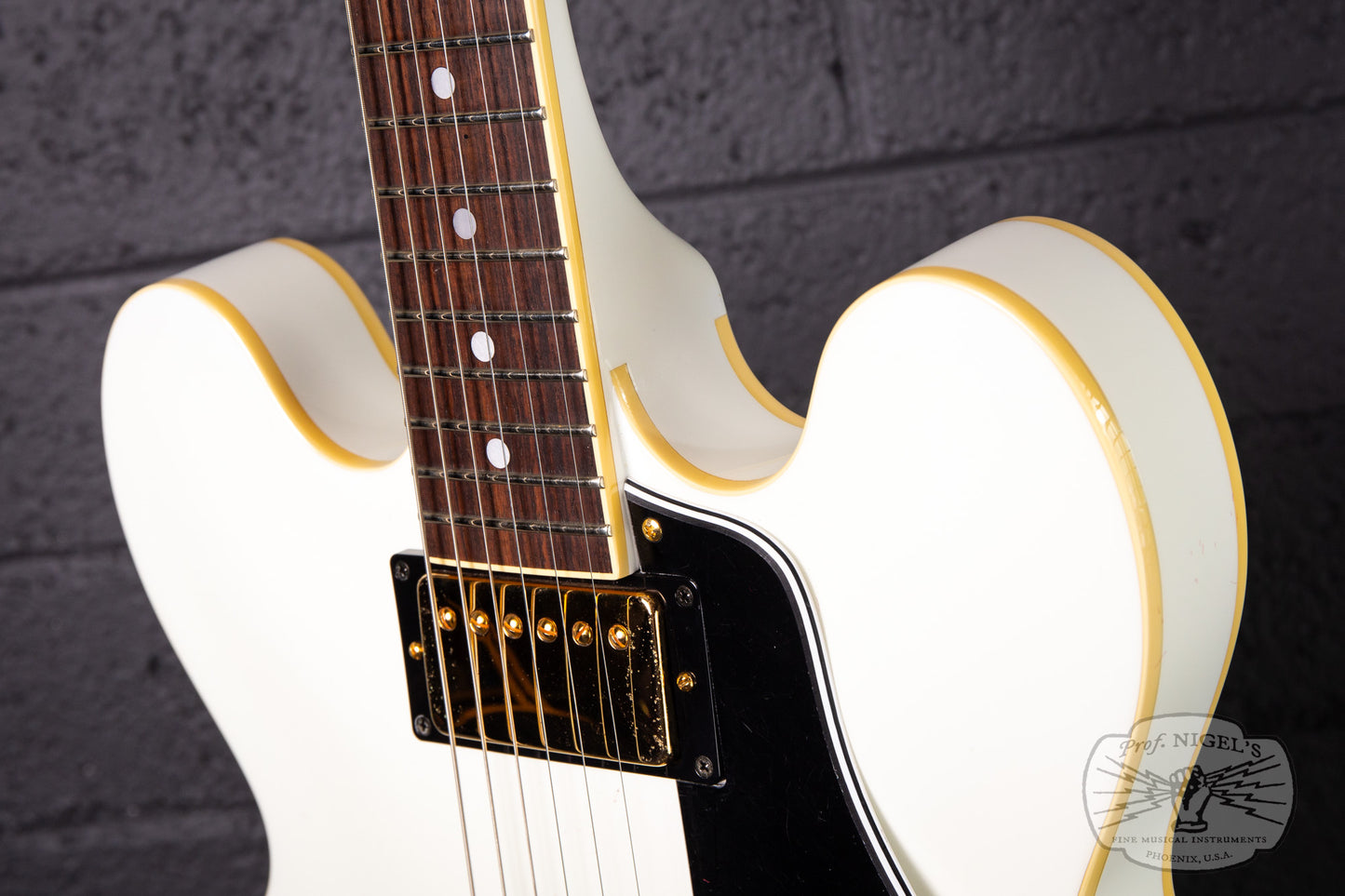2022 Limited Production Tokai ES202G-CM Snow White w/ Hard Case 335-style MIJ Made in Japan