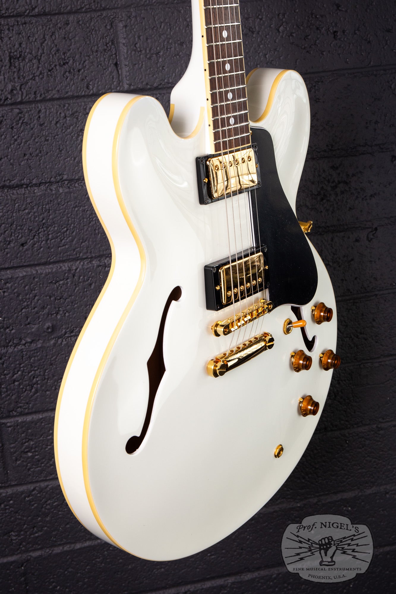 2022 Limited Production Tokai ES202G-CM Snow White w/ Hard Case 335-style MIJ Made in Japan