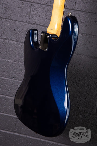 2022 Tokai MIJ AJB114 Matching Headstock Gunmetal Blue Jazz Bass Made in Japan MH