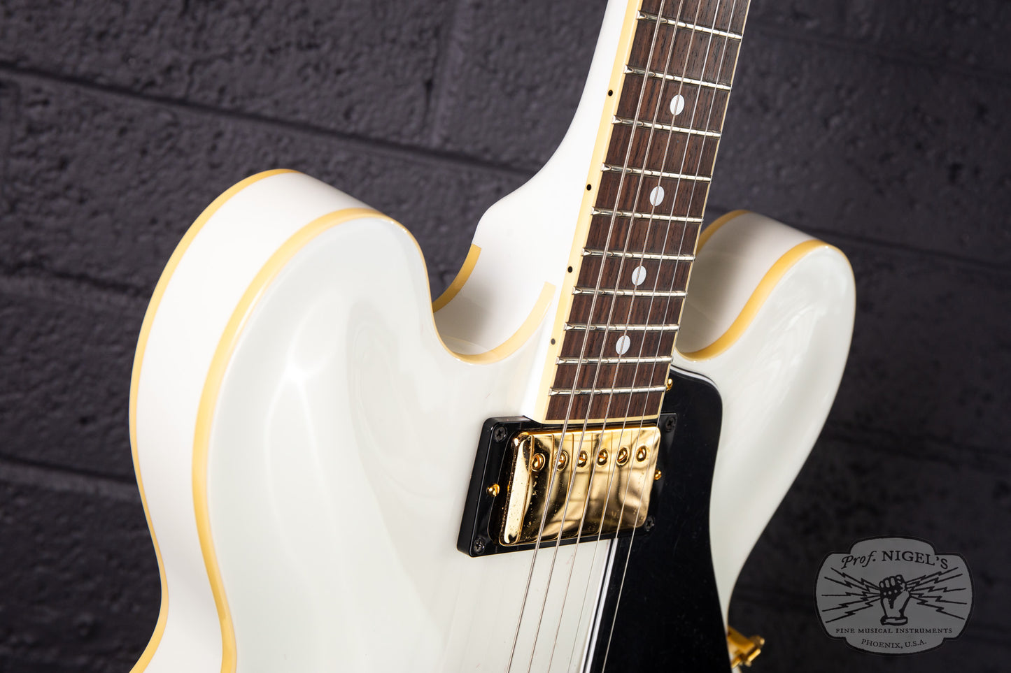 2022 Limited Production Tokai ES202G-CM Snow White w/ Hard Case 335-style MIJ Made in Japan
