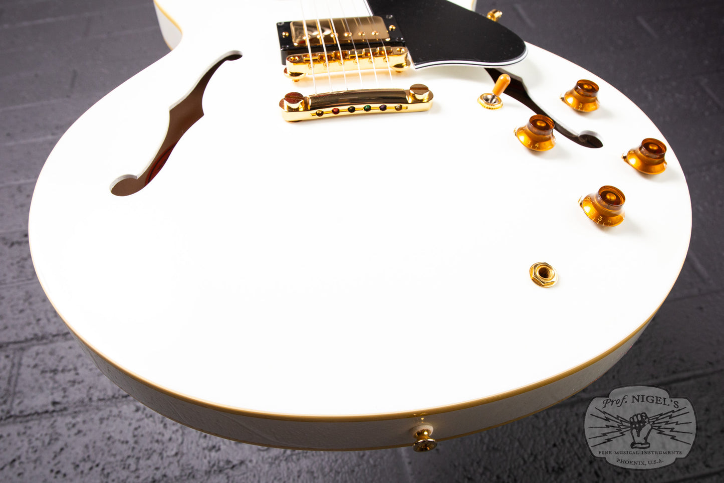 2022 Limited Production Tokai ES202G-CM Snow White w/ Hard Case 335-style MIJ Made in Japan