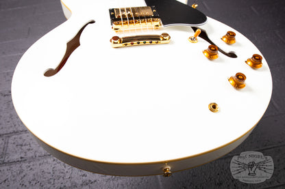 2022 Limited Production Tokai ES202G-CM Snow White w/ Hard Case 335-style MIJ Made in Japan