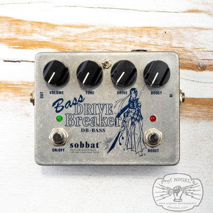 sobbat Bass DRIVE Breaker DB-Bass Handmade Overdrive Distortion Pedal MIJ