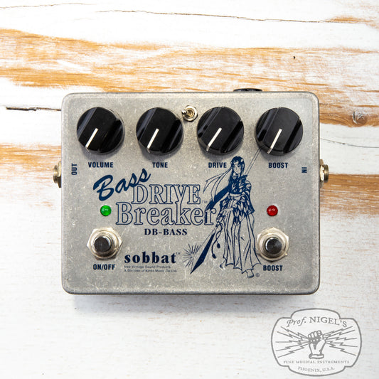 sobbat Bass DRIVE Breaker DB-Bass Handmade Overdrive Distortion Pedal MIJ