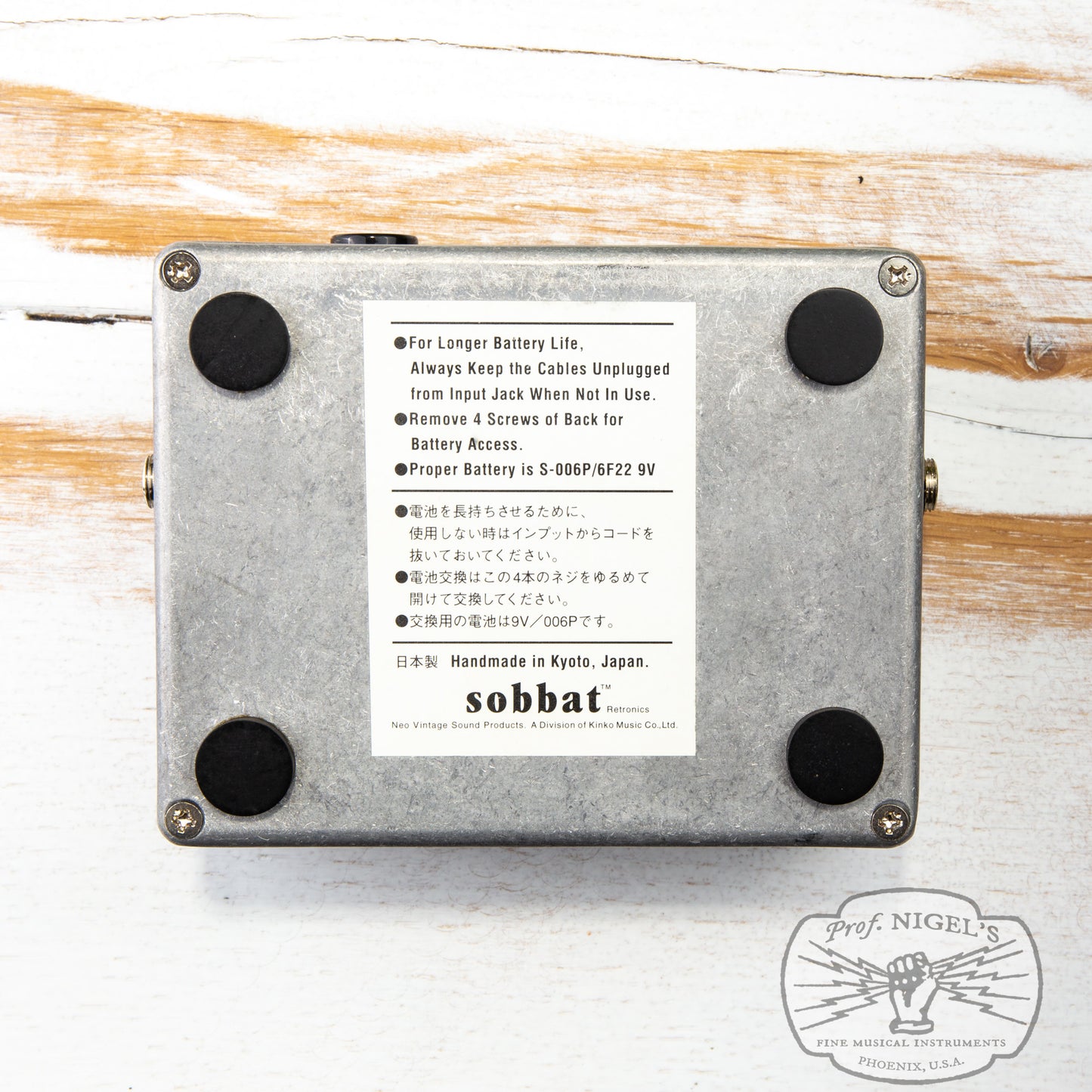 sobbat Bass DRIVE Breaker DB-Bass Handmade Overdrive Distortion Pedal MIJ