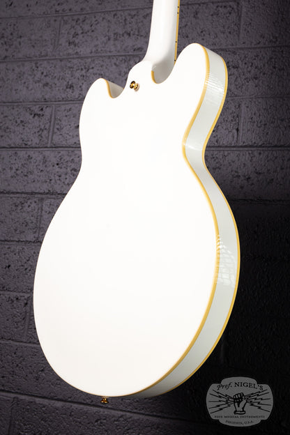 2022 Limited Production Tokai ES202G-CM Snow White w/ Hard Case 335-style MIJ Made in Japan