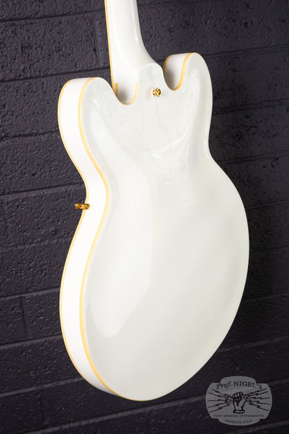 2022 Limited Production Tokai ES202G-CM Snow White w/ Hard Case 335-style MIJ Made in Japan